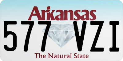 AR license plate 577VZI