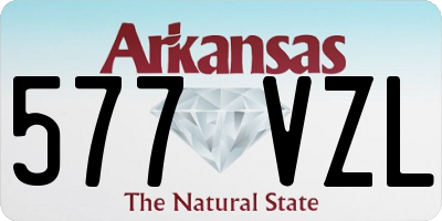 AR license plate 577VZL