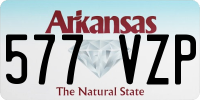 AR license plate 577VZP