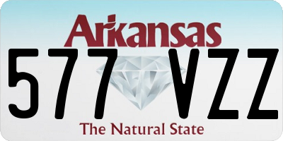 AR license plate 577VZZ