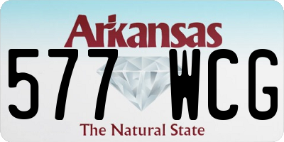 AR license plate 577WCG