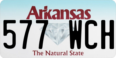AR license plate 577WCH