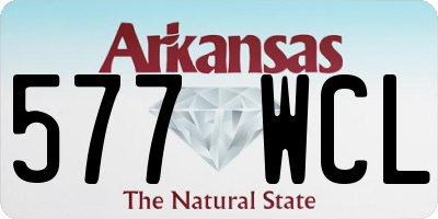 AR license plate 577WCL