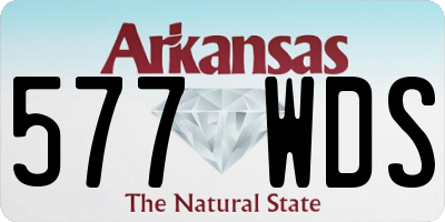 AR license plate 577WDS