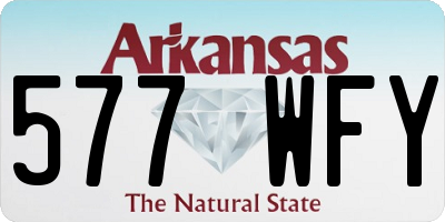 AR license plate 577WFY