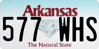 AR license plate 577WHS
