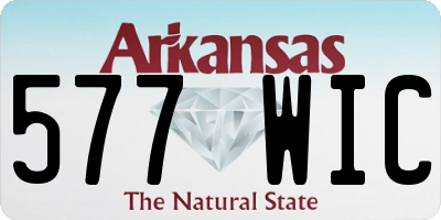 AR license plate 577WIC