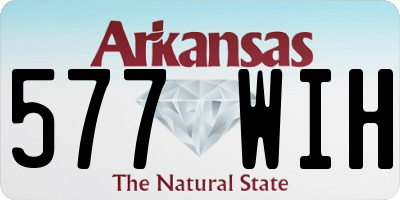 AR license plate 577WIH