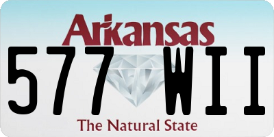 AR license plate 577WII