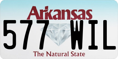 AR license plate 577WIL