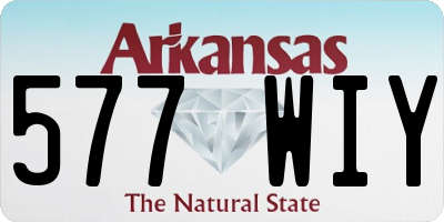 AR license plate 577WIY