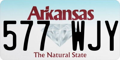 AR license plate 577WJY