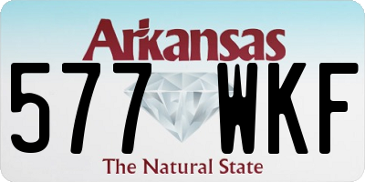 AR license plate 577WKF