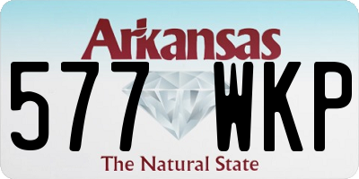 AR license plate 577WKP