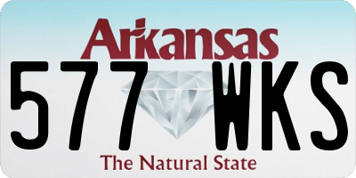 AR license plate 577WKS