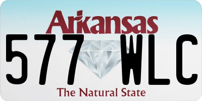 AR license plate 577WLC