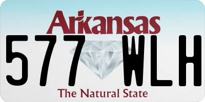 AR license plate 577WLH