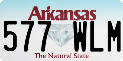 AR license plate 577WLM