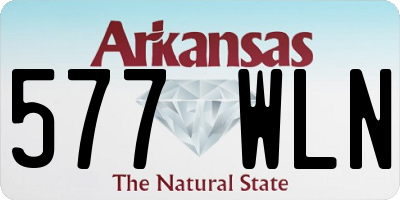 AR license plate 577WLN