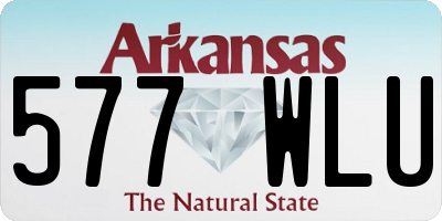 AR license plate 577WLU