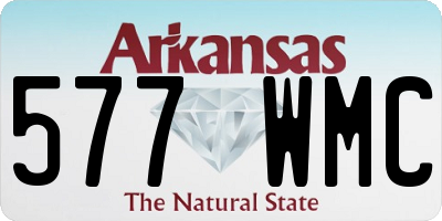 AR license plate 577WMC