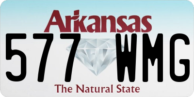 AR license plate 577WMG