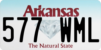 AR license plate 577WML