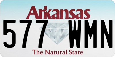AR license plate 577WMN