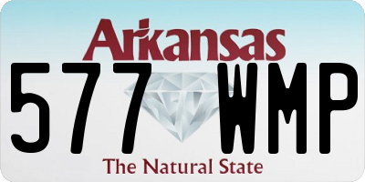 AR license plate 577WMP