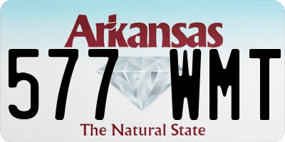 AR license plate 577WMT
