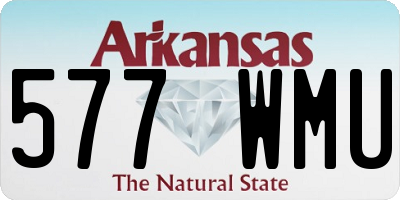 AR license plate 577WMU