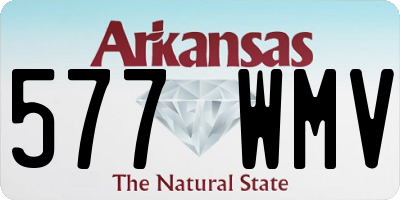 AR license plate 577WMV