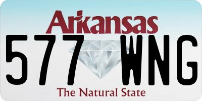 AR license plate 577WNG