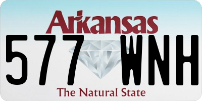 AR license plate 577WNH