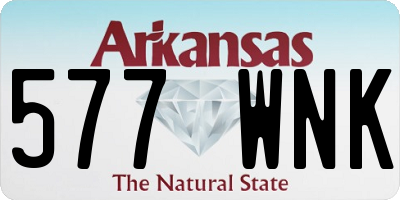 AR license plate 577WNK