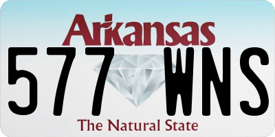 AR license plate 577WNS