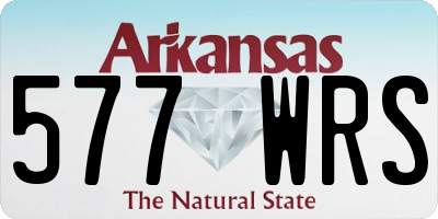 AR license plate 577WRS