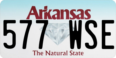 AR license plate 577WSE