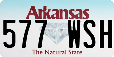 AR license plate 577WSH