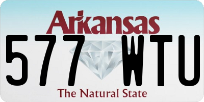 AR license plate 577WTU