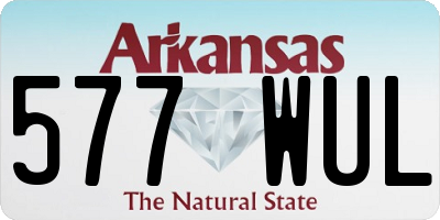 AR license plate 577WUL