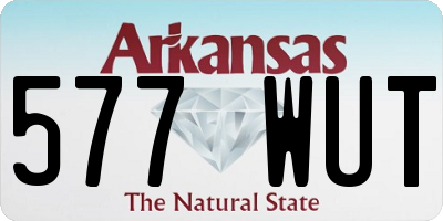 AR license plate 577WUT