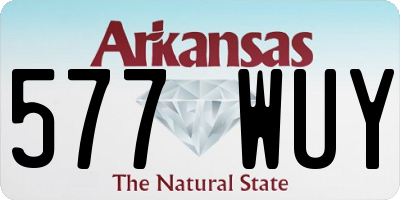 AR license plate 577WUY