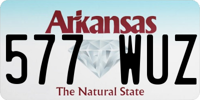 AR license plate 577WUZ