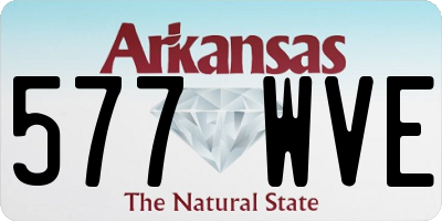 AR license plate 577WVE