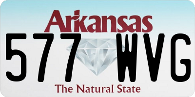 AR license plate 577WVG