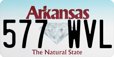 AR license plate 577WVL