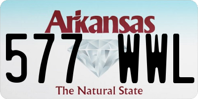 AR license plate 577WWL