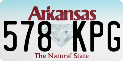 AR license plate 578KPG