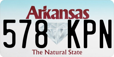 AR license plate 578KPN